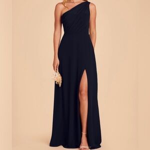 Navy chiffon birdy grey Evening Gown